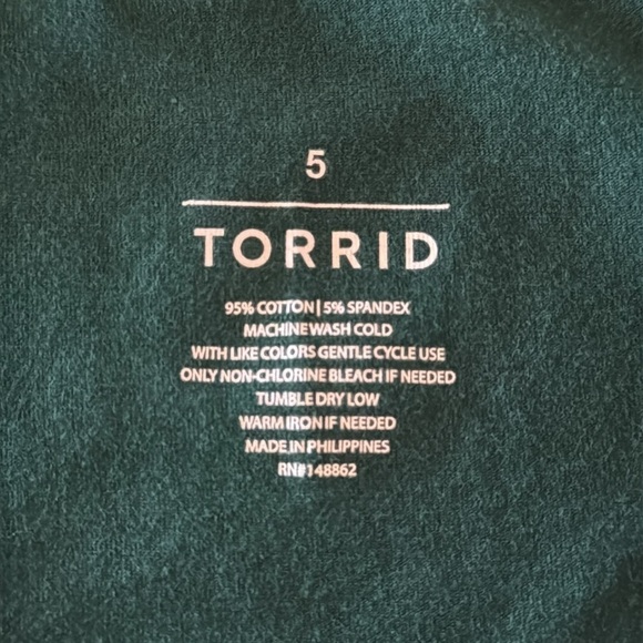 Torrid Dark Green Knit Cami - Picture 3 of 3